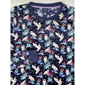 Harry Potter Vera‎ Bradley size Large Pajama LS Shirt Forbidden Forest Ditsy Owl